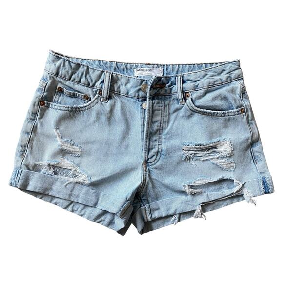 Like New Women’s Garage Denim Jean Shorts Size 1 - Picture 1 of 6